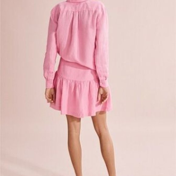 NWT Country Road Mini Skirt French Linen Size 12 - Picture 2 of 16